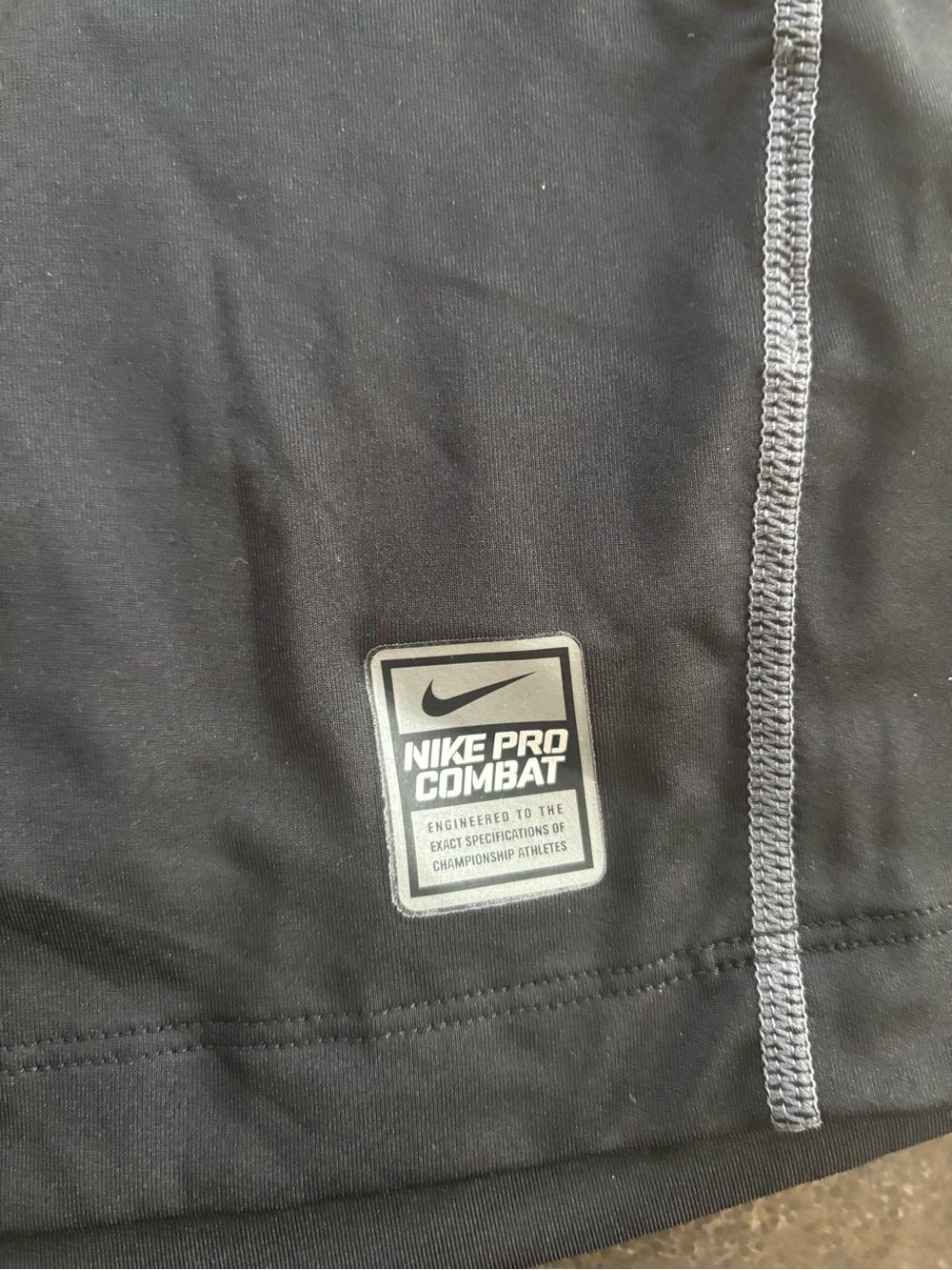 Nike Black Long-Sleeve Dri-FIT Athletic Tee - Picture 3 of 3